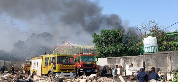 Incendie à Pharmacie centrale : le magasin du Programme de vaccination fortement touché