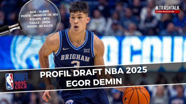 Profil Draft NBA 2025 – Egor Demin, basketteur de l'Est, passeur à l'aise