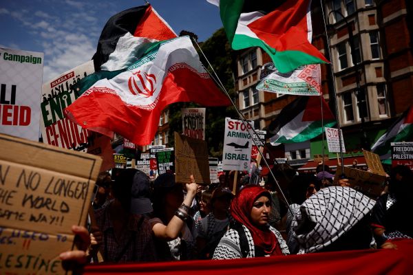 A Londres, des dizaines de milliers de manifestants en soutien à Gaza
