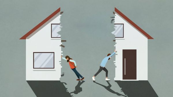 Lors d'un divorce, le casse-tête du logement