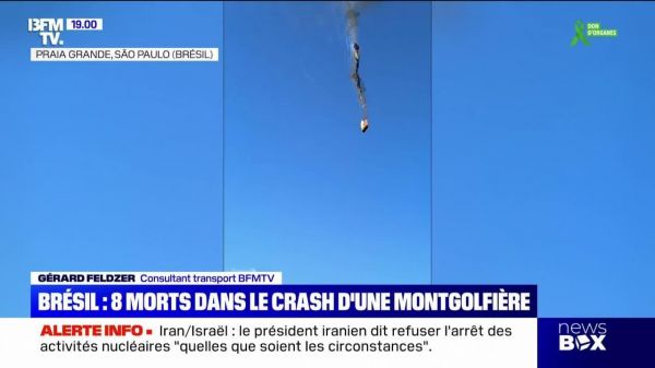 Accident de montgolfière au Brésil : huit morts et treize survivants - 21/06