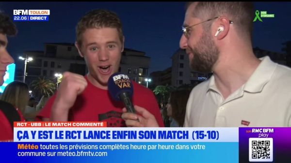 Bordeaux Bègles 15-10 Toulon: "Il faut tout donner pour la 2ème mi-temps", espèrent les supporters Toulonnais