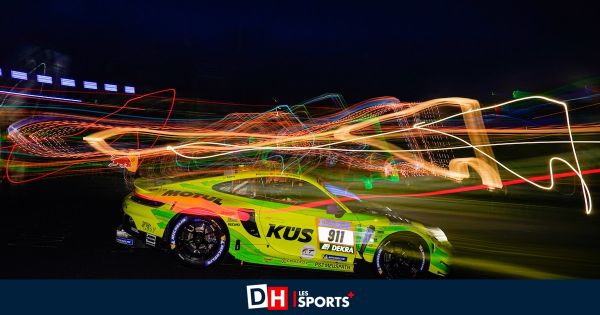 24H Nürburgring (H + 7) : la "Grello” devant après la panne de courant, la Porsche Falken de Picariello au tapis