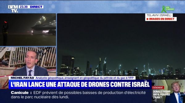 Iran lance une attaque de drones contre Israël - 21/06