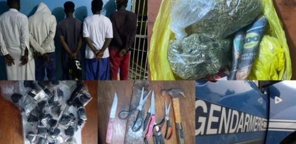 Agressions et trafic de drogue à Diamniadio : Un gang de 5 étrangers démantelé par la gendarmerie