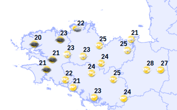 Météo en Bretagne : des températures en baisse ce dimanche