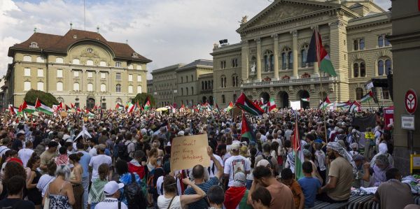 Mobilisation à Berne: 20'000 personnes ont manifesté en solidarité avec Gaza