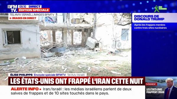 Frappes iraniennes sur Israël: les images des dégâts sur place