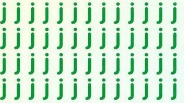 Seuls ceux avec un QI exceptionnel peuvent trouver la lettre I sur cette image en 9 secondes