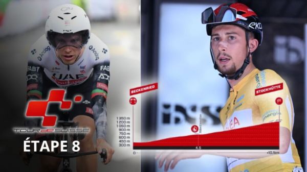 Cyclisme. Tour de Suisse - Ordre et horaires de départ du chrono décisif de la 8e étape !
