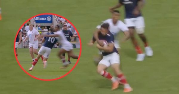VIDÉO. XV de France. Un Anglais fautif, l'horrible cravate sur Hastoy ulcère les supporters