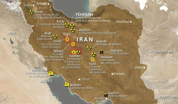 CARTE. Les Etats-Unis frappent l'Iran : Natanz, Fordo, Ispahan... Quels sont les sites nucléaires de l'Iran visés ?