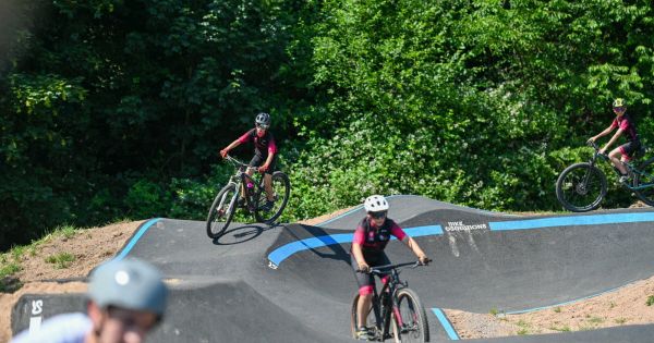 Photos. Épinal : la piste de pumptrack est ouverte sur le site Durupt à Saint-Laurent