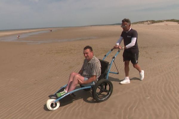 "La plage, ce n'était plus pour moi ; grâce à ça, je revis" : la mer réellement accessible à tous grâce à l'Handiplage