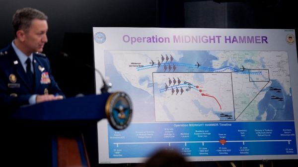 Bombardements américains en Iran : le programme nucléaire iranien a été "dévasté", affirme le secrétaire américain à la Défense