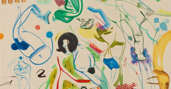 Sue Williams à la galerie Skarstedt : courbe mais intense