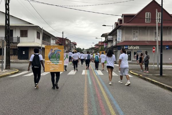 Journée nationale du don d'organes : une marche à Cayenne pour inciter les Guyanais à en parler