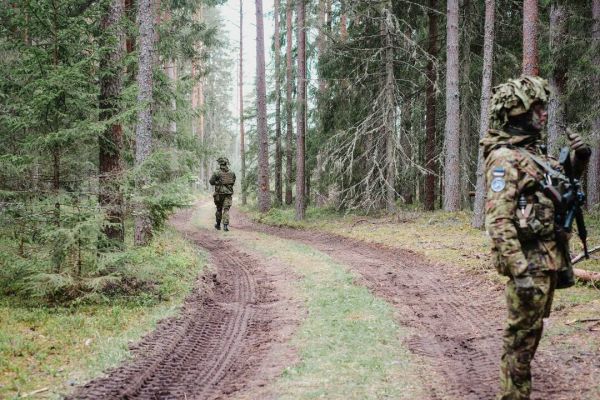En Estonie, avec des soldats cachés dans les bois, prêts à braver la menace russe