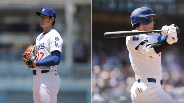 Ohtani s'illustre au monticule et en attaque