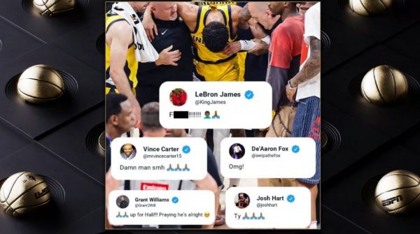 Twitter : le monde du sport réagit à la grosse blessure de Tyrese Haliburton