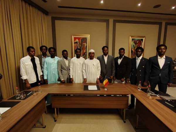 Echange le ministre des Affaires étrangères et les étudiants Tchadiens en Türkiye