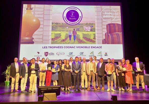 Les lauréats des Trophées Cognac Vignoble Engagé 2025 sont...