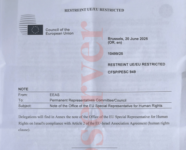 La diplomatie de l'UE (SEAE) valide les accusations de l'ONU : l’israël commet des crimes internationaux à Gaza et en Cisjordanie
