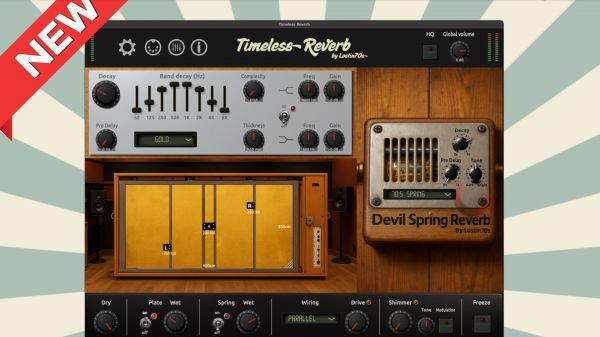 Timeless Reverb réunit plaques et ressorts dans un seul plugin