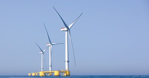 Les éoliennes géantes d'EFGL s'apprêtent à flotter sur la mer Méditerranée