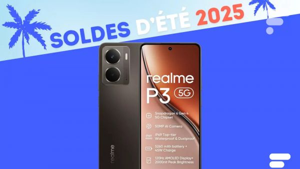 Realme P3 : le smartphone 5G pour les joueurs se fait une coupe d'été de 100 €
