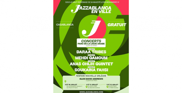 Jazzablanca en ville : Une programmation gratuite au cœur de Casablanca