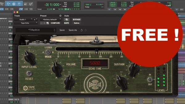 T-Racks Tape Echo gratuit !