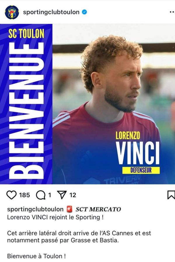 AS Cannes: Lorenzo Vinci signe à Toulon, Ryan Silva en approche?