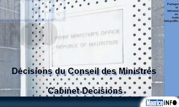 Décision du Conseil des Ministres du 27 juin 2025