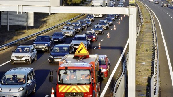 Deux accidents sur l'A61 après Carcassonne en direction de Narbonne : le temps de parcours est allongé d'une heure