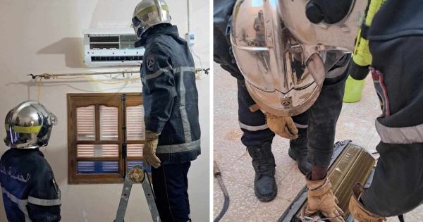 INSOLITE. Ce qu'il trouve dans son climatiseur déclenche l'intervention des secours à El M'Ghair