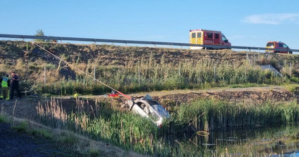 Molinet. Un conducteur héliporté après une impressionnante sortie de route sur l'A79