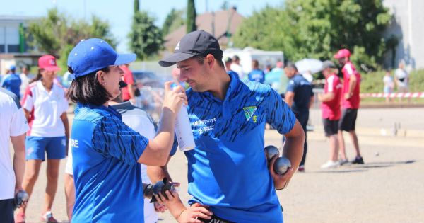 Pétanque - Championnat de France doublette mixte. Le calme olympien de Nadège Rodrigues et Johan Simonot, éliminés en 32 e de finale