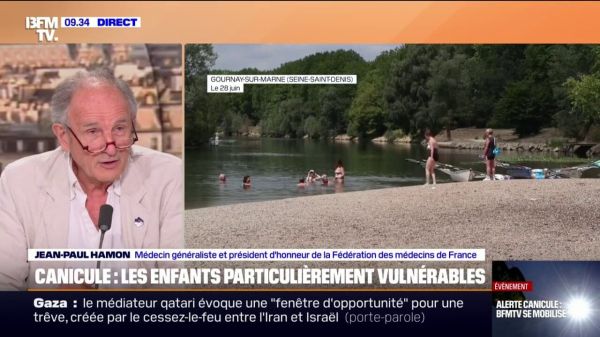 Canicule: "C'est capital qu'on s'occupe vraiment des personnes âgées", prévient Jean-Paul Hamon, médecin généraliste