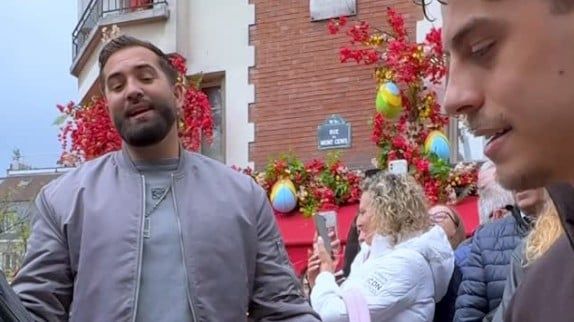 "Comme dans un rêve" : Kendji Girac chante "La bohème" dans les rues de Montmartre, les fans émerveillés