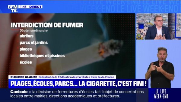 Plages, écoles, parcs... la cigarette, c'est fini ! - 29/06
