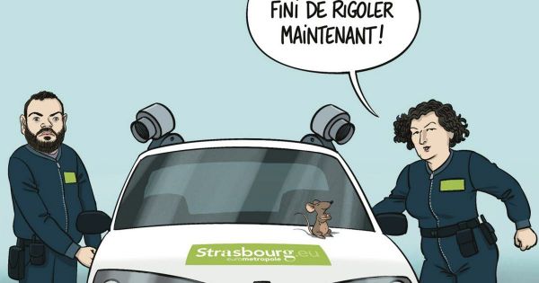 Strasbourg. Le dessin de la semaine par Yannick Lefrançois : le contrôle du stationnement change de mains