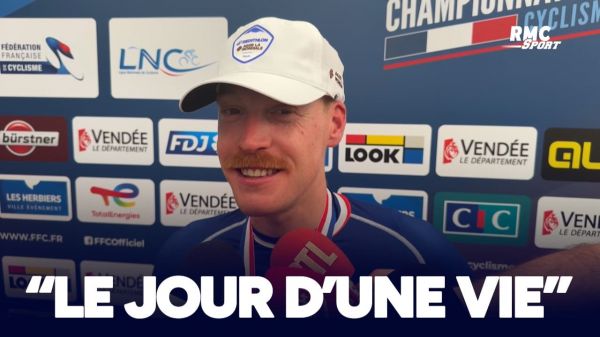 Cyclisme : "Le jour d'une vie", la joie de Godon après son titre de champion de France