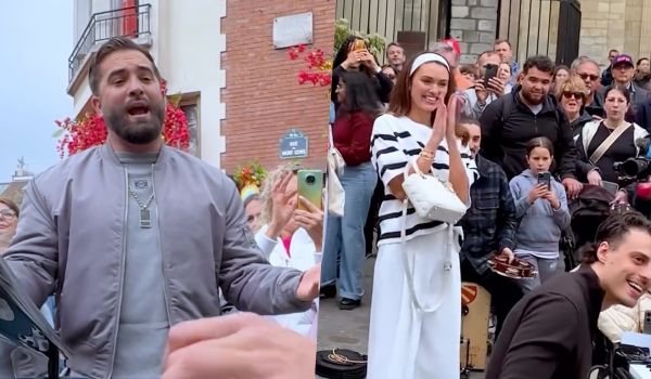 "Oh mon Dieu !", Kendji surprend l'ex Miss France, Diane Leyre