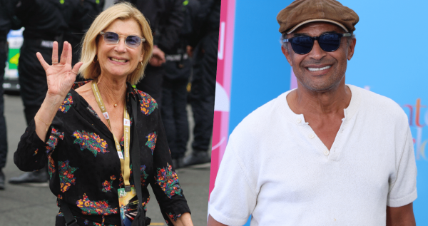 "Toujours un plaisir de retrouver mon copain" : Michèle Laroque aux anges avec Yannick Noah