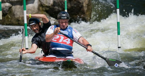 Photos . Canoë-kayak : c'était jour de finale pour le championnat de France Masters de slalom à Epinal
