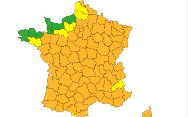 Canicule : la vigilance orange sera étendue à 84 départements ce lundi