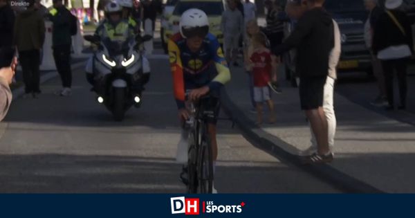 Grosse frayeur pour Mads Pedersen, qui percute un enfant durant un contre-la-montre (VIDEO)