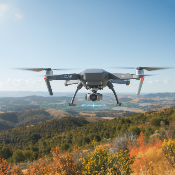 Lidar embarqué sur drone : révolution pour l'arpentage et la topographie