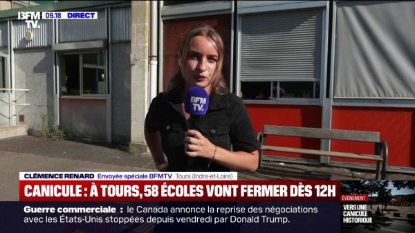 58 établissements scolaires fermés à Tours à cause de la canicule